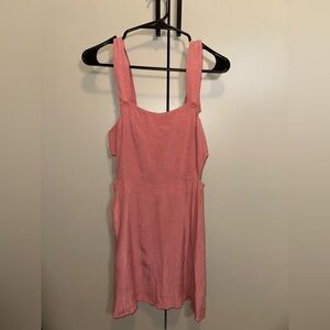 Reformation Pink Sleeveless Mini Cut Out Dress Size 0